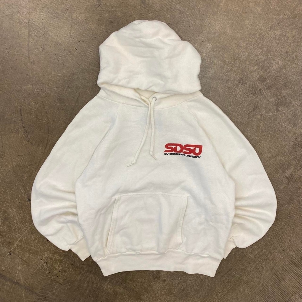 Vintage San Diego State University Aztecs SDSU 80s 90s Hoodie Size Medium
